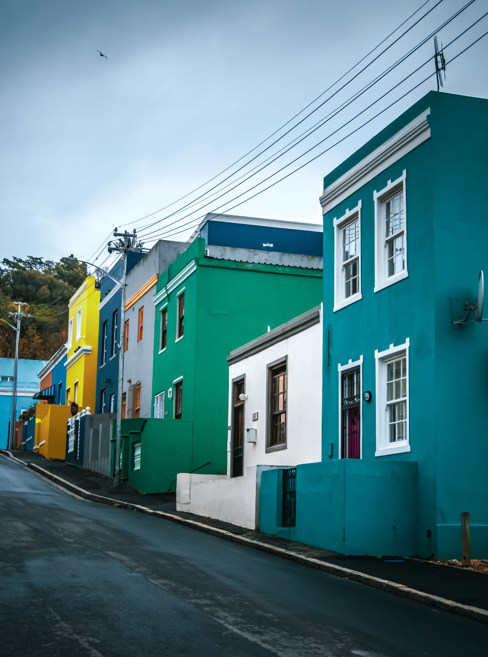 Colourful Bo-Kaap houses, Cape Town