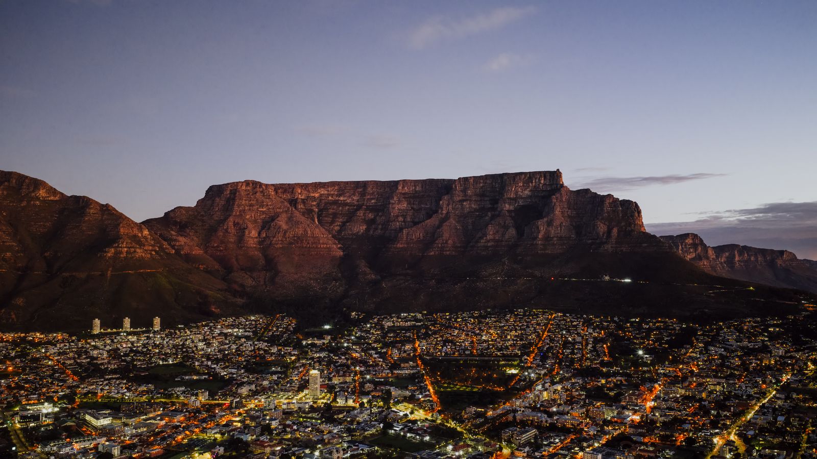 Table Mountain over Cape Town