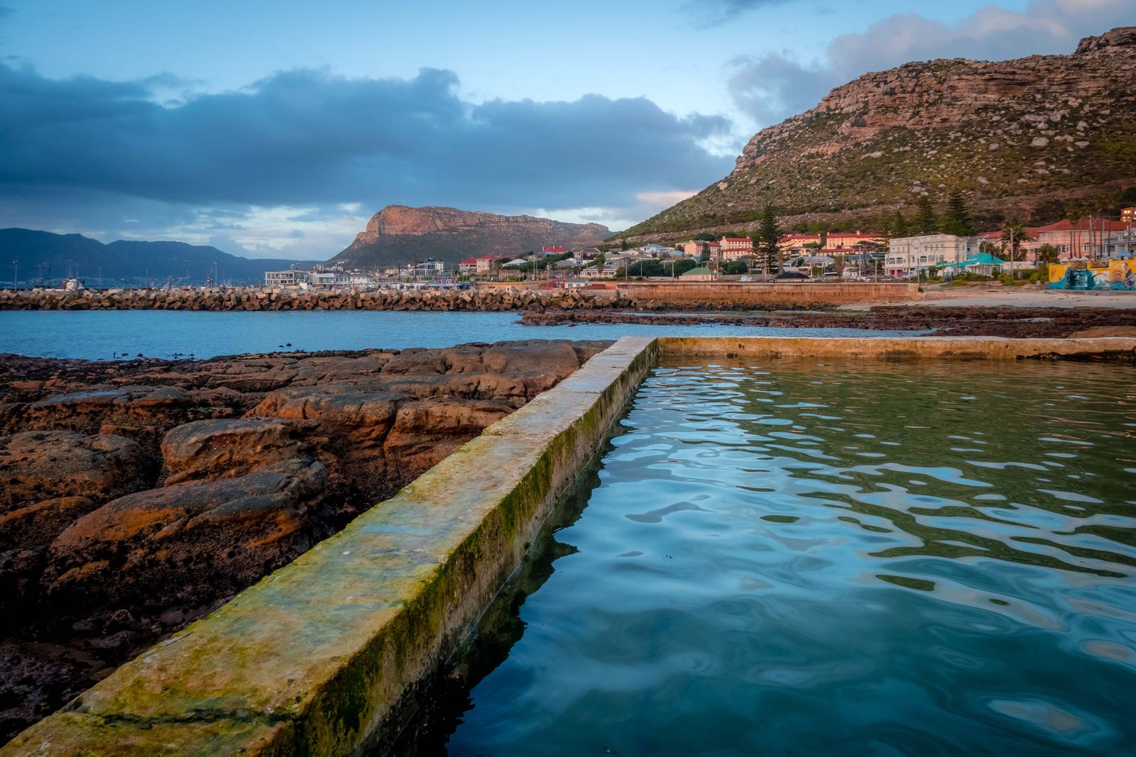 Kalk Bay coast at dusk, Cape Town