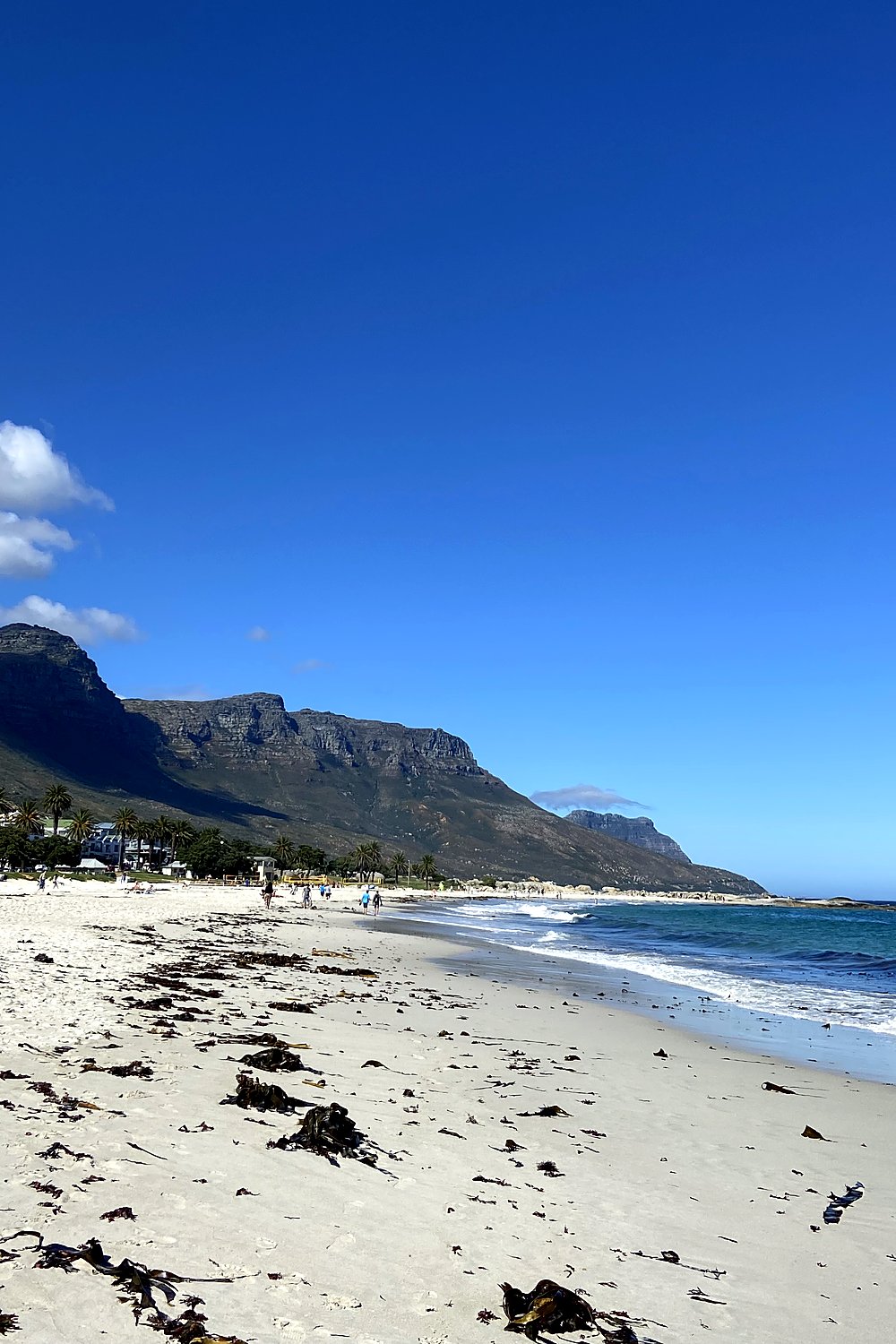 Camps Bay beach beneath the Twelve Apostles, Cape Town, near POD Camps Bay