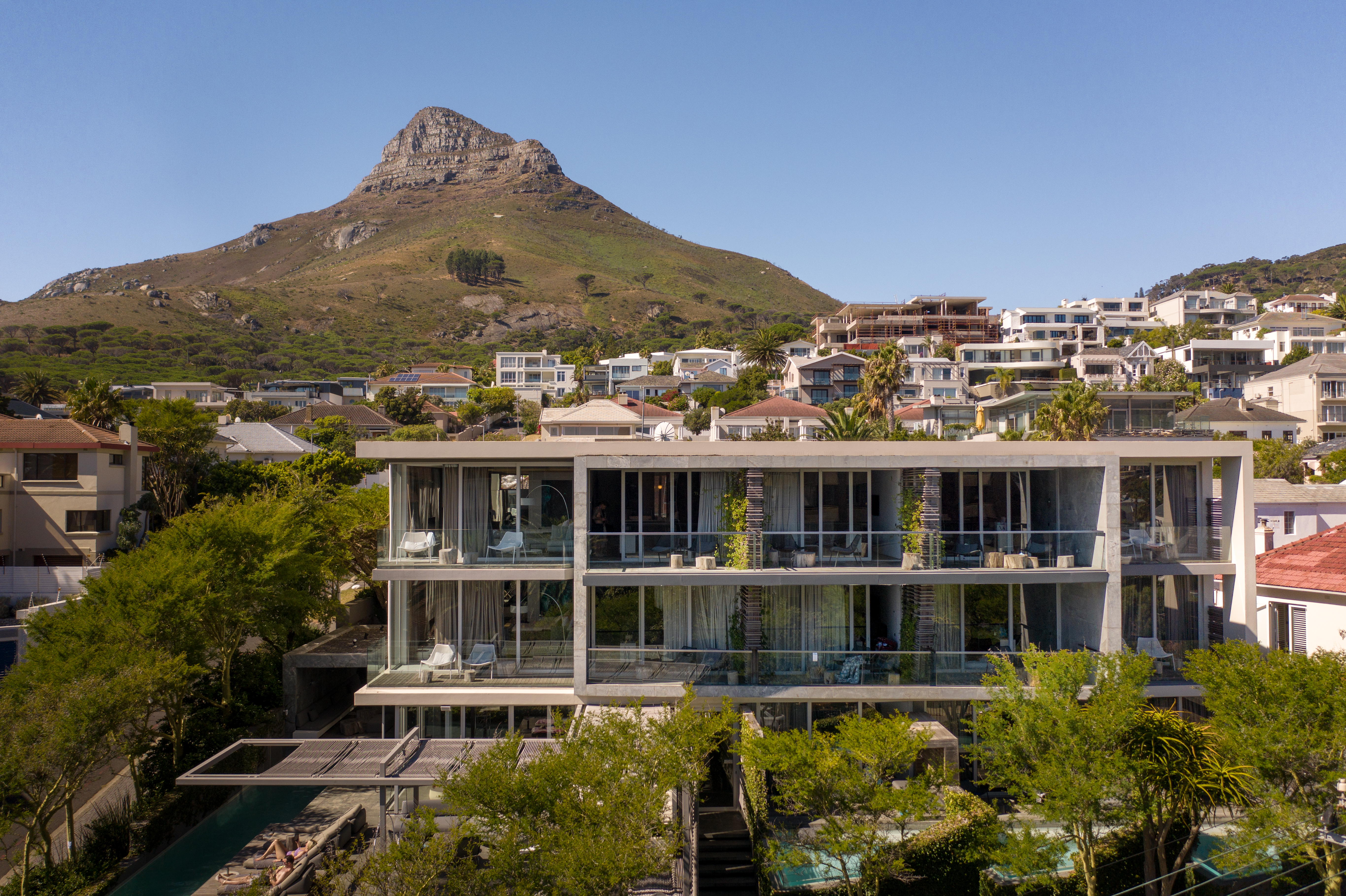 POD Camps Bay exterior with Lion’s Head