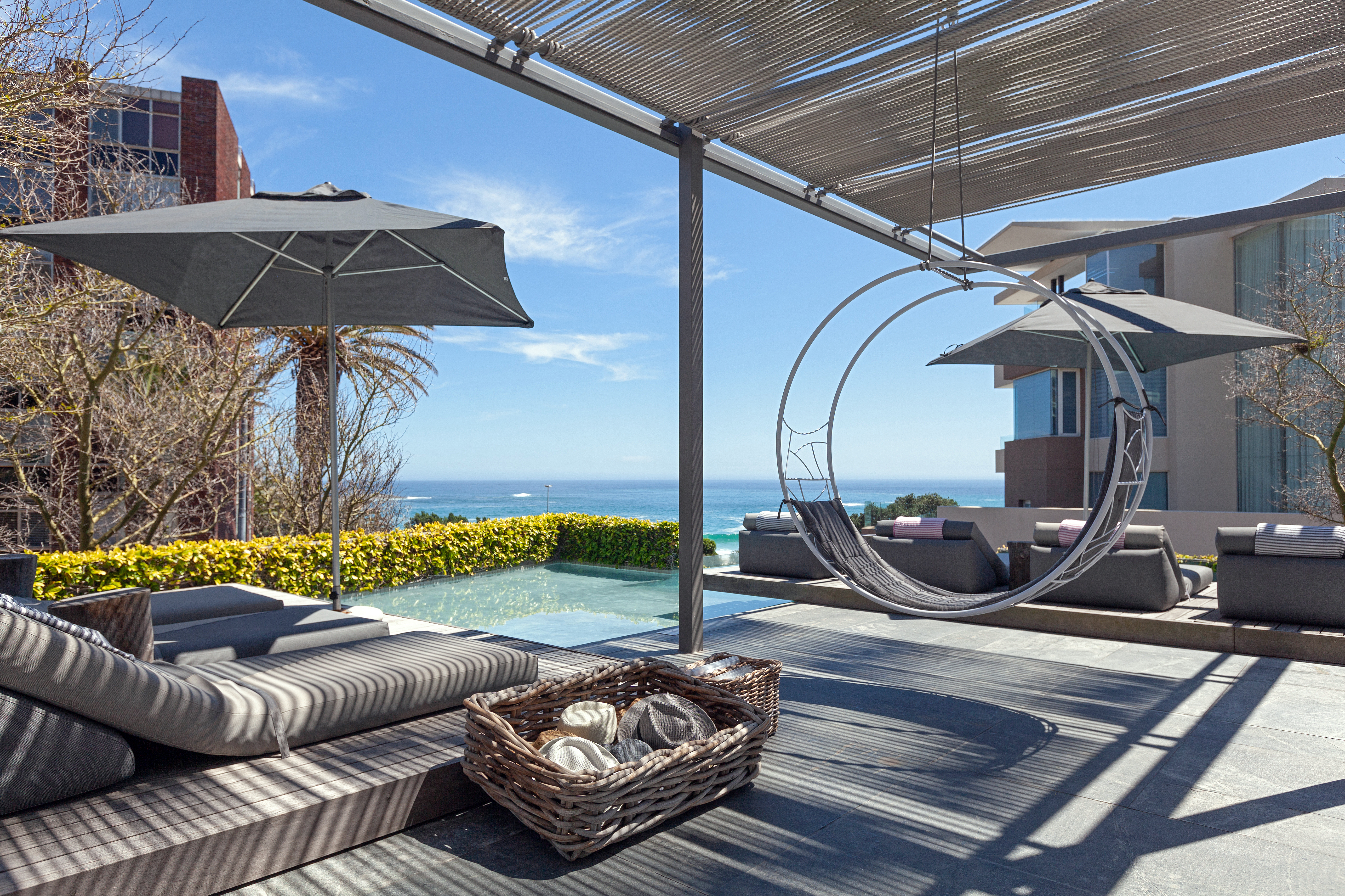 POD Camps Bay pool deck and sea view