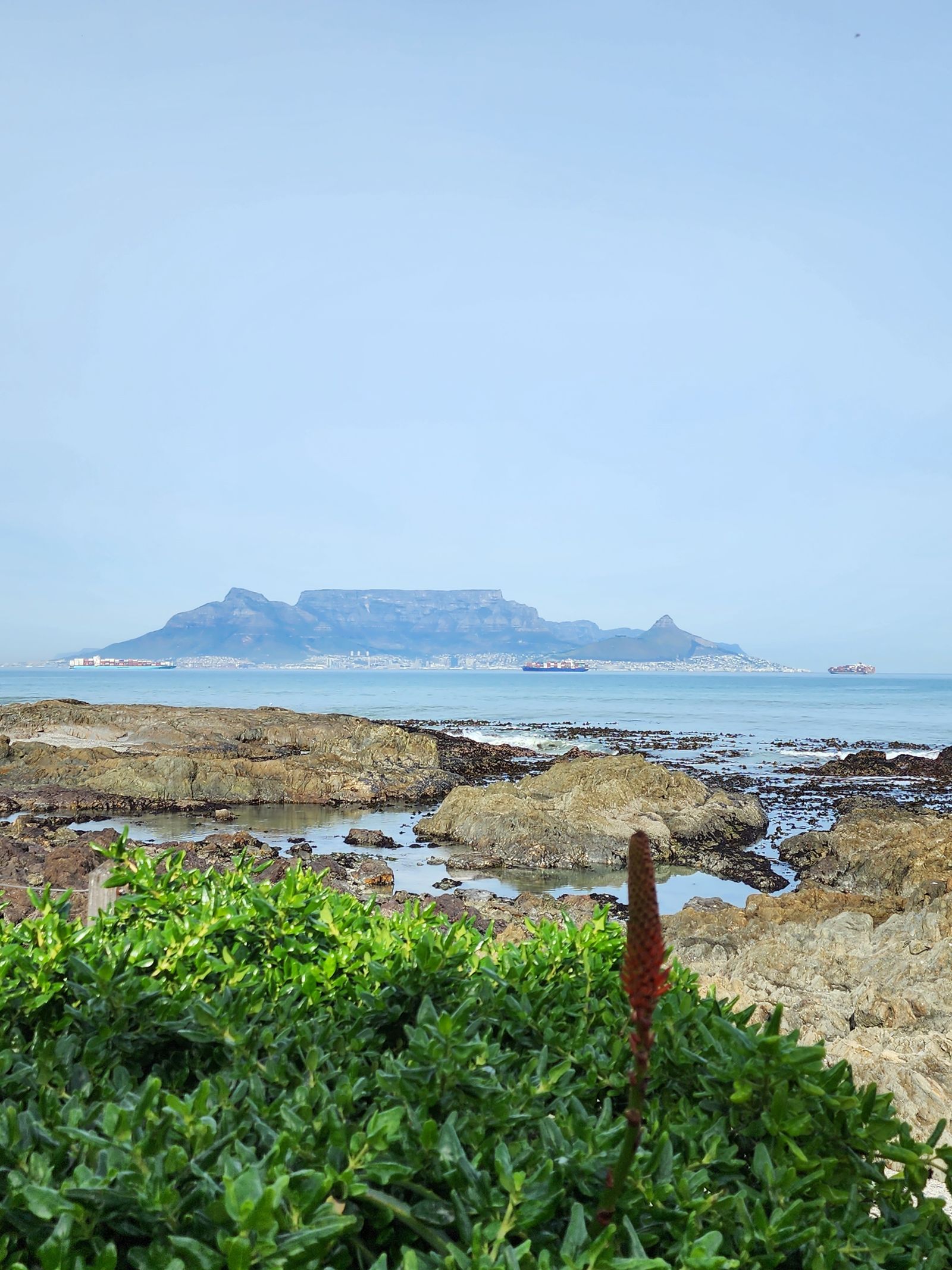 Table Mountain from the Cape Town coast